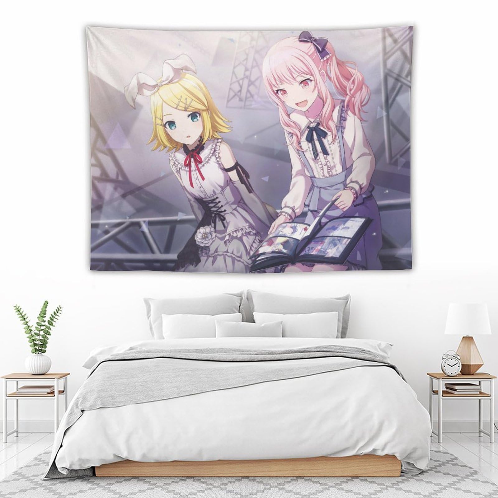 Rinrin■ARGI + 4袋セット■ Amazon.co.jp: Kagamine Rin Akatsuyama Mizuki Tapestry Anime Large